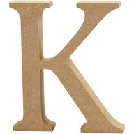 Písmeno k vyrobené z MDF 8 cm Písmeno k vyrobené z MDF 8 cm