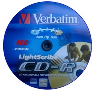 Verbatim CD-R Lightscribe 700 MB 5 ks. obálkaCD Verbatim CD-R Lightscribe 700 MB 5 ks. obálkaCD