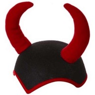 Black HAT RED HORNS diabol pre deti Black HAT RED HORNS diabol pre deti