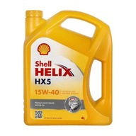 Olejová škrupina HELIX HX5 15W40 4L API SN/CF ACEA A3/B3