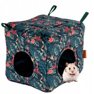 CUBE HOUSE 2 VSTUPY Škrečok Myš Králik Krysa Degu 22x22cm uKory CUBE HOUSE 2 VSTUPY Škrečok Myš Králik Krysa Degu 22x22cm uKory