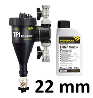 FERNOX TF1 TOTAL FILTER CU ventily 22MM + kvapalina 500 FERNOX TF1 TOTAL FILTER CU ventily 22MM + kvapalina 500