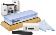 Brúsik brúsny vodný kameň na brúsenie nožov BACHER 1000/3000 SET+EBOOK