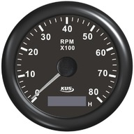 Tachometer s počítadlom hodín KUS 8000 BB Tachometer s počítadlom hodín KUS 8000 BB