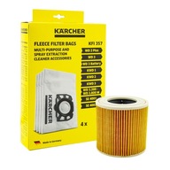 Karcher WD3 WD2 Plus SE4001 vrecká a umývateľný filter Karcher WD3 WD2 Plus SE4001 vrecká a umývateľný filter