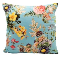 VELÚROVÁ obliečka na vankúš listy kvety 45x45 boho VINTAGE VELÚROVÁ obliečka na vankúš listy kvety 45x45 boho VINTAGE