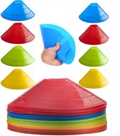 FUTBALOVÉ TRÉNINGOVÉ KUŽELE HUBY FLEXIBILNÉ TANIERE SADA 10ks FUTBALOVÉ TRÉNINGOVÉ KUŽELE HUBY FLEXIBILNÉ TANIERE SADA 10ks