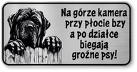 Pozor pes Mastiff znamenie vtipné