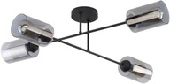 Sklenené trubice stropných svietidiel Chrome LED Loft Sklenené trubice stropných svietidiel Chrome LED Loft