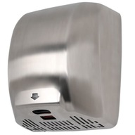 Warmtec MaxFlow strieborný sušič rúk, 10 sekúnd Warmtec MaxFlow strieborný sušič rúk, 10 sekúnd