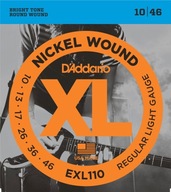 D'Addario EXL110 10-46 Struny pre elektrickú gitaru D'Addario EXL110 10-46 Struny pre elektrickú gitaru