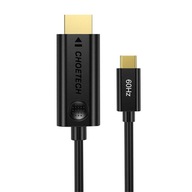 Choetech CH0019 kábel USB-C na HDMI, 1,8 m (čierny) Choetech CH0019 kábel USB-C na HDMI, 1,8 m (čierny)