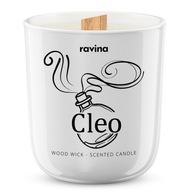 Prírodná vonná sviečka Chloe - drevený knôt Prírodná vonná sviečka Chloe - drevený knôt