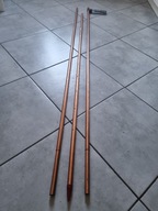 Elektróda meďnej zeminy 3 ks x 1,5 m plus jaskyne a konektory