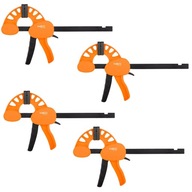 4 x Neo automatická stolárska svorka rýchloupínacia 150 mm x 75 mm SILNÁ 4 x Neo automatická stolárska svorka rýchloupínacia 150 mm x 75 mm SILNÁ