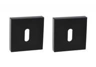 Čierny štvorcový znak na kľúče podkrovných rozetových dverí