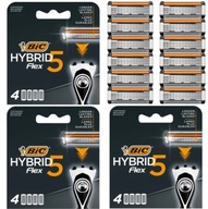 BIC HYBRID 5 FLEX NÁSTROJE STROJOV NOŽE NOŽE BLISTER SET x12 BIC HYBRID 5 FLEX NÁSTROJE STROJOV NOŽE NOŽE BLISTER SET x12