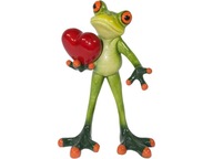 Stojaca figúrka - Žaba so SRDCOM na VALENTÍNA Stojaca figúrka - Žaba so SRDCOM na VALENTÍNA