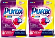 PUROX UMÝVACIE KAPSULY GÉLOVÁ FARBA 2X 40KS PUROX UMÝVACIE KAPSULY GÉLOVÁ FARBA 2X 40KS