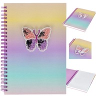 A5 BUTTERFLY Špirálový zápisník Starpak
