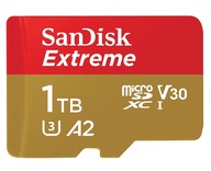 SANDISK MICROSDXC EXTREME 1TB 190MB/s + ADAPTÉR SANDISK MICROSDXC EXTREME 1TB 190MB/s + ADAPTÉR