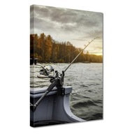 Obrázky 20x30 Rybolov z člna Ryby