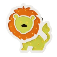 Drevené dekoračné LED svietidlo LION, na batérie Drevené dekoračné LED svietidlo LION, na batérie