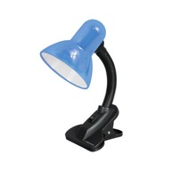 E27 PROCYON BLUE kancelárska lampa, klip