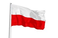 Poľská vlajka 150x90 Poľská národná vlajka na stožiari