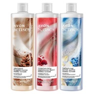 Sada krémových hydratačných sprchových gélov Senses 3 x 500 ml AVON Sada krémových hydratačných sprchových gélov Senses 3 x 500 ml AVON
