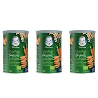 GERBER BIO chrumky Mrkva pomaranč 3x35g GERBER BIO chrumky Mrkva pomaranč 3x35g