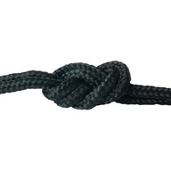 POLYPROPYLÉNOVÉ lano 6mm pletené ČIERNA 30 m POLYPROPYLÉNOVÉ lano 6mm pletené ČIERNA 30 m