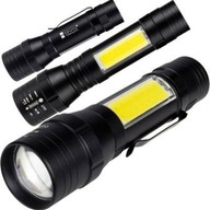 NABÍJAČNÁ LED COB ZOOM T6 TAKTICKÁ BATERKA NABÍJAČNÁ LED COB ZOOM T6 TAKTICKÁ BATERKA