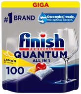 FINISH Quantum All-in-1 Kapsule do umývačky riadu GIGA PAKA 100 kusov Citrón