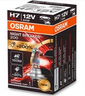 Osram H7 12V Night Breaker Laser +200% +150M Osram H7 12V Night Breaker Laser +200% +150M