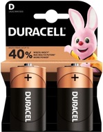 4x ALKALICKÁ BATÉRIA DURACELL D LR20 MN1300 R20