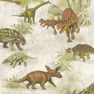 Detská papierová tapeta pre chlapca - dinosaury