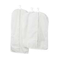 Poťah na oblečenie IKEA STUK biely/sivý 3 ks