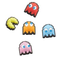 JIBBITZ CROCS ŠPINKY DO OBUV FLOPS CROXES SADA DEKORácií 5 BALENÍ PAC MAN JIBBITZ CROCS ŠPINKY DO OBUV FLOPS CROXES SADA DEKORácií 5 BALENÍ PAC MAN