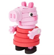 3D penové puzzle Peppa Pig Red 34 dielikov 4+