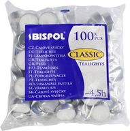 BISPOL Tealight CLASSIC ohrievače 4,5h 100 ks. BISPOL Tealight CLASSIC ohrievače 4,5h 100 ks.