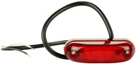 LD410 červená oválna obrysová lampa 12V 24V LD410 červená oválna obrysová lampa 12V 24V