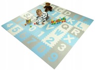 VEĽKÁ PENOVÁ PODLOŽKA PUZZLE 36EL EVA 180x180 ABECEDA VEĽKÁ PENOVÁ PODLOŽKA PUZZLE 36EL EVA 180x180 ABECEDA