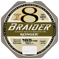 Konger Braider x8 Olive Green 0,04/150m