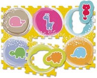 Mäkká penová podložka - puzzle zvieratká Chicco Mäkká penová podložka - puzzle zvieratká Chicco