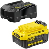 18V 4,0Ah Li-Ion batéria + 2A nabíjačka Stanley FatMax V20 18V 4,0Ah Li-Ion batéria + 2A nabíjačka Stanley FatMax V20