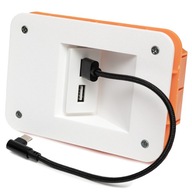 Zapustená USB nabíjačka so zahnutým USB-C káblom pre nástenné tablety Zapustená USB nabíjačka so zahnutým USB-C káblom pre nástenné tablety