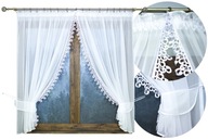 PRIPRAVENÁ ZÁCLONA BIELY VOIL 300 x 170 GUIPURE KARTA PRIPRAVENÁ ZÁCLONA BIELY VOIL 300 x 170 GUIPURE KARTA