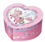 Hracia skrinka v tvare srdca Unicorn DETSKÝ BOX Hracia skrinka v tvare srdca Unicorn DETSKÝ BOX