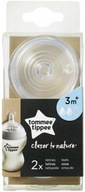 Vsuvka Tommee Tippee 3m+ so stredným prietokom x2 Vsuvka Tommee Tippee 3m+ so stredným prietokom x2